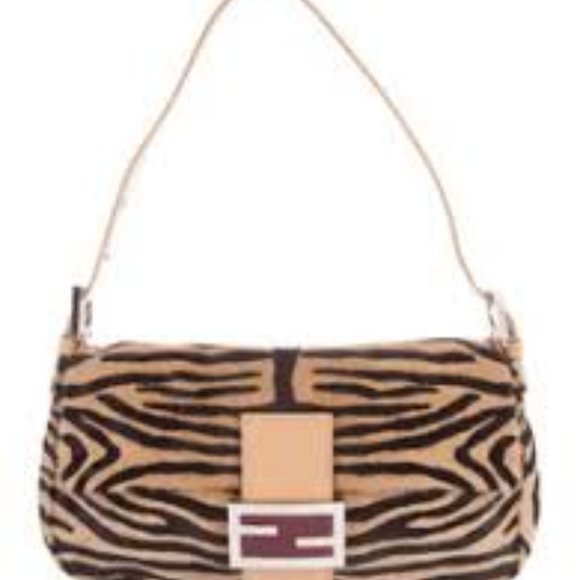 ISO FENDI ZEBRA TIGER PONY HAIR BAGUETTE VINTAGE - Picture 2 of 2